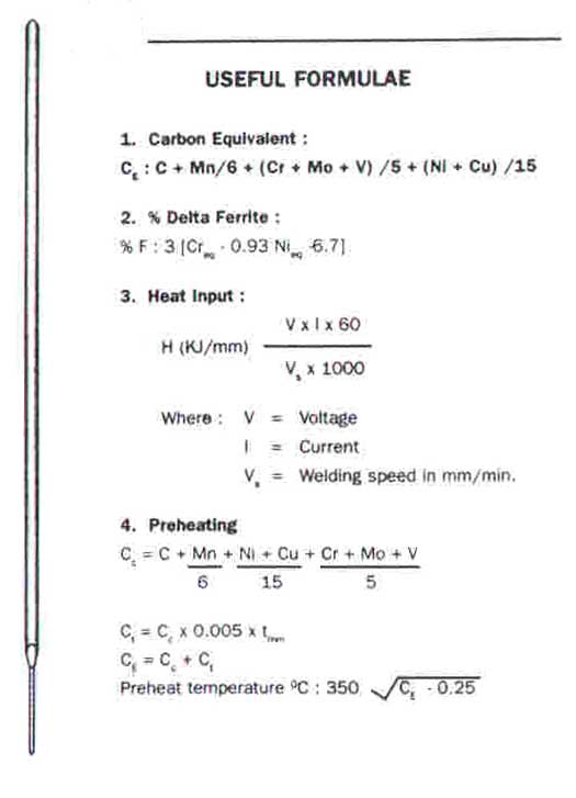 useful formulae